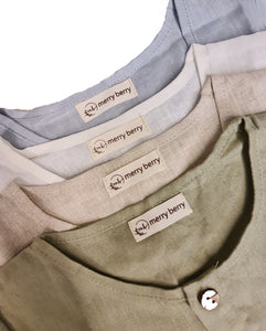 Mark Linen Shirt - Olive